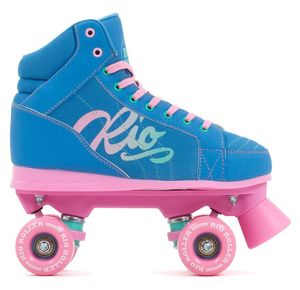 Rio Roller Lumina Quad Skates Rollschuhe blau-rosa