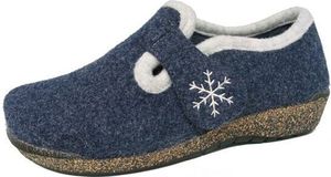 Fischer Markenschuhe Damen Hausschuhe in Blau, Größe 36