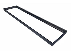 KOLORENO Rahmen für LED-Panel - Panel Rahmen - 120x30cm, Aluminium - Schwarz