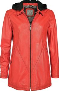 JCC Lederjacke Damen lava red 40