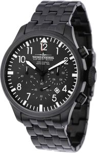 Thunderbirds Fliegeruhr Chronograph TB1076-05 Edelstahlband 47 mm