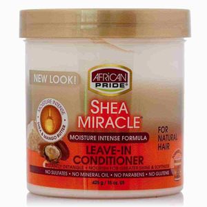African Pride Shea Butter Miracle Moisture Intense Leave-In Conditioner 15oz 425g