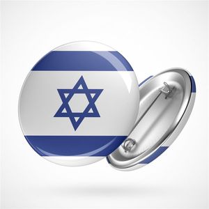 HUURAA! Button Israelge Mittlerer Osten Heilig Geschenk Idee Anstecker Motiv Pin