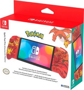Hori Splid Pad Pro Pikachu And Charizard Nintendo Switch-controller Golden  Golden One Size