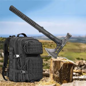 Hammer Axt Rucksack, Taktisch Tomahawk Camping Beil Axt Militär Rucksäcke Survival Kit Outdoor Tools
