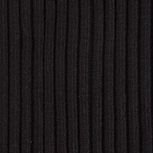 Strickschlauch Bündchenstoff Strick grob schwarz 37cm Breite