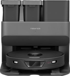 Robotický vysavač Roborock S7 Max Ultra se stanicí All-in-One 5500 Pa, samosušení/sušení horkým vzduchem, 2,5l nádrž na prach/3l vody, černý