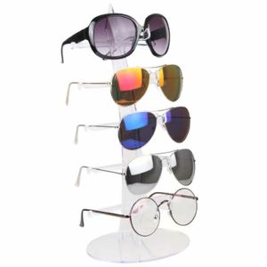 Brillenständer für 5 Brillen - 34 x 15 x 15 cm - Brillenhalter zur Aufbewahrung und Präsentation,Geeignet für Sonnenbrillen, Myopia-Brillen, Planspiegel,Lesebrille