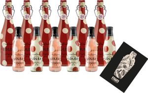 Lolea 6er Set Sangria N°1 ROT 0,75L (7% Vol)  + 6 Minis GRATIS  3x N°5 ROSE 0,2L (8% Vol) 3x N°2 WEIß 0,2L (7% Vol) GRATIS - [Enthält Sulfite]