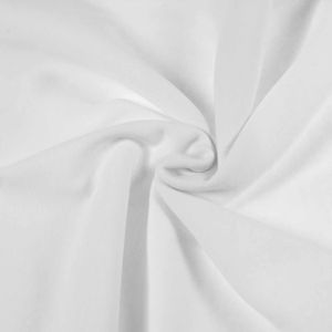 Bündchenstoff Schlauchware 35(70)cm breit Meterware ab 25cm Jersey , Farbe:weiß