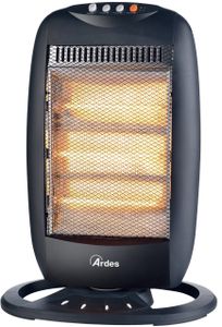 Ardes AR454B Elektrische Raumheizung Elektrischer Halogen-Raumheizer Indoor Schwarz 1200 W