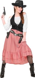 Damen Kostüm Cowgirl Western Lady -  Wild West Verkleidung Frau Gr. S - L Gr. M
