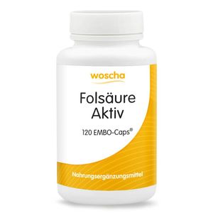 Woscha Folsäure Aktiv - 120 Kapseln