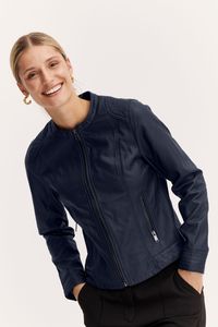 b.young BYACOM JACKET Damen Jacke Kunstlederjacke 20809396