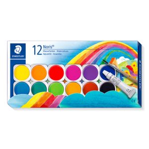 STAEDTLER Deckfarbkasten Noris Club 12 Farben