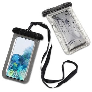 Handy Hülle Wasserdicht Samsung Galaxy S20 Schutzhülle Wasser Tasche Schutz Case, Farbe:Schwarz