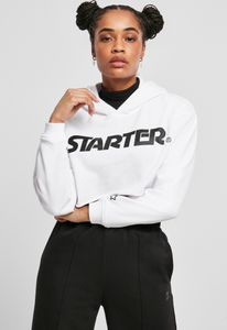 Ladies Starter Cropped Hoody, Größe:M, Farbe:White