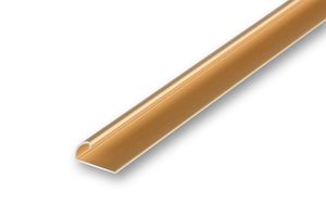 (8,34EUR/m) Teppichklemmprofil goldfarben 1000 mm selbstklebend Kantenschutz Profil Abschlussprofil Randschutzprofil