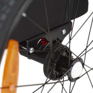 Kompletní přívěs a kočárek POLISPORT pro děti šedý/modrý