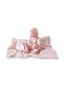 Neugeborene Puppe - Mia pinkelt mit Decke, 42 cm