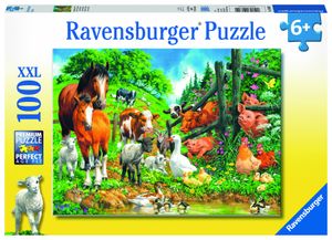 RAVENSBURGER Puzzle Zvířátka XXL 100 dílků