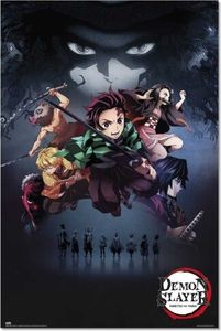 Demon Slayer - Fight - Anime Plakat Poster Druck Grösse 61x91,5 cm ohne Zusatzartikel