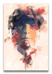 Peaky Blinders Cillian Murphy Porträt Abstrakt Kunst Kultserie 60x90cm Leinwandbild