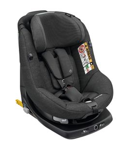 Maxi-Cosi AxissFix Autositz, 360° drehbarer Kindersitz mit ISOFIX und Liegeposition, nutzbar ab ca. 4 Monate bis 4 Jahre (ca. 61 - 105 cm), Nomad Black, Schwarz