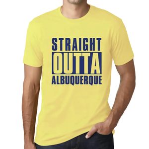 Herren Grafik T-Shirt Direkt aus Albuquerque – Straight Outta Albuquerque – Öko-Verantwortlich Vintage Jahrgang Kurzarm Lustige Druck Geburtstag