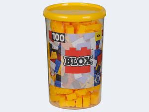 100 Blox gelbe 8er Steine in Dose