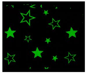 Kuscheldecke Glow in the Dark Decke mit leuchtenden Sternen Sofadecke Fleecedecke
