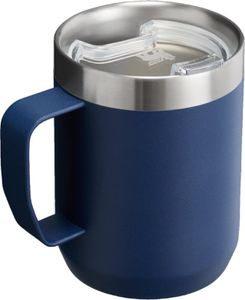 Stanley Classic Legendary Camp Mug Thermobecher 354 ml - Hält 1.5 Stunden Heiß - 3 Stunden Kalt - BPA-Frei - Spülmaschinenfest - Edelstahl Kaffeebecher To Go - Navy