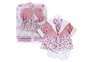 Detské šaty pre bábiku Natalia, ružové