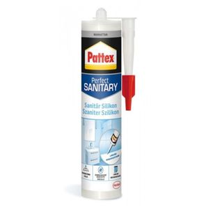 Pattex Anti-Schimmel Dichtstoff – Hochwertiger Silikon-Dichtstoff für Schimmelresistenz, Sanitärsilikon einfach in Küchen und Bädern - Farbe: Manhattan (Grau) (1 x 280ml)