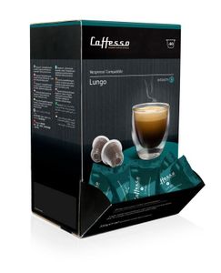 Caffesso Lungo 60ks - 100% kompatibilní kapsle do kávovarů Nespresso, DeLonghi a Krups