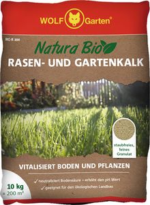 Wolf Garten NaturaRasen - und Gartenkalk RG-K 200 für 200m²