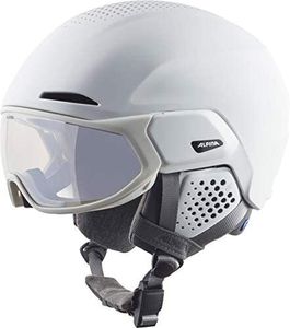 ALPINA High V Ski-Helm, Unisex-Erwachsene, Weiß Matt, 55-59 cm