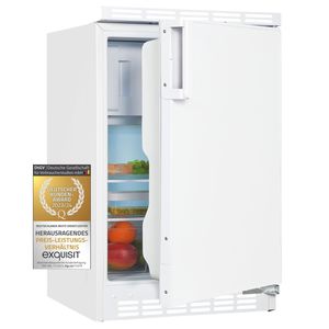 Exquisit Unterbau-Kühlschrank UKS115-3-080E weiss | Nutzinhalt: 82 L | 3*-Gefrieren | Unterbaugerät