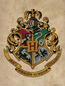 Kunstdruck Harry Potter Hogwarts Crest 30x40cm