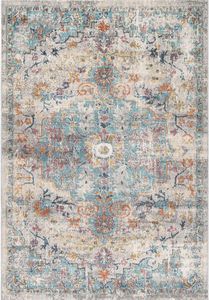 Outdoor Flachgewebe Teppich Balkon Terasse Küche Vintage Bunt