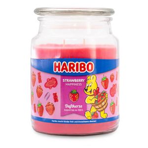 Haribo - Duftkerze Strawberry Happiness - 510g