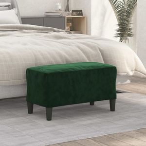 vidaXL Lavica Dark Green 70x35x41 cm Velvet