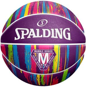 Spalding Marble Ball 84403Z, Basketballbälle, Unisex, Violett, Größe: 7