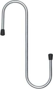 5x S-Haken Schraubhaken blau berzinkt 200/Ø6mm