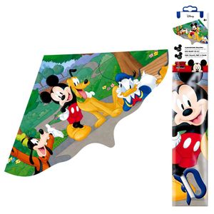 Kinder Flug Drachen aus Folie | Einleiner | 115 x 63 cm | Mickey Maus Mouse