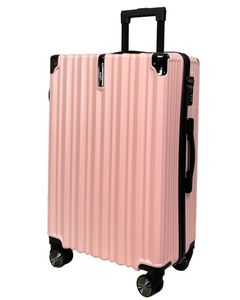 SIGN Reisekoffer ABS Koffer Trolley Hartschale  pink-metallic-XL