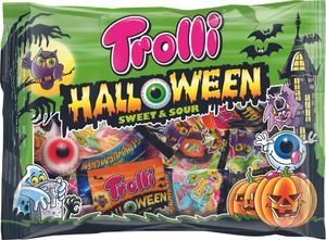 Trolli Halloween Sweet & Sour Schaumzucker Gummibonbons, 450g