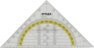 Stylex Geometriedreieck - 16 cm - mit Griff