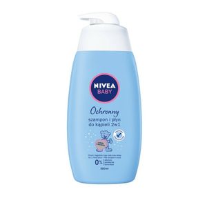 NIVEA Baby 2in1 Schützendes Baby Shampoo und Badelösung 500ml