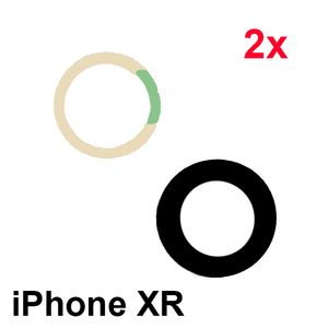 2x iPhone XR Kamera Linse Glas Camera Glass Lens + Kleber Neu